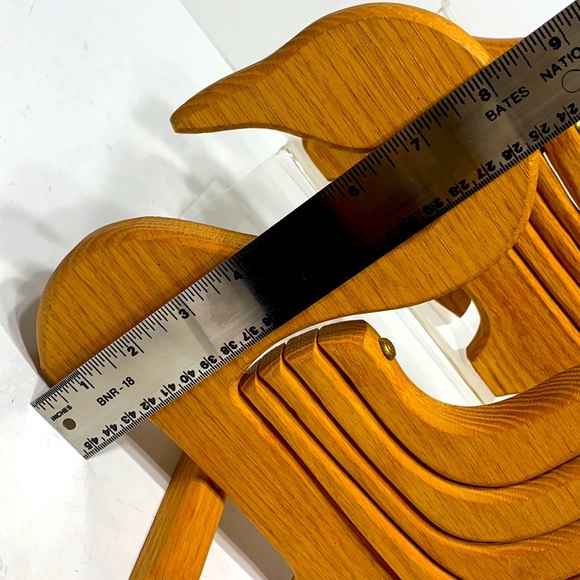 wooden swan candelabra vintage - Picture 12 of 16